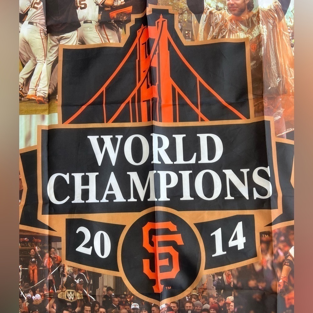 San Francisco Giants 2014 MLB World Series Championships Flag